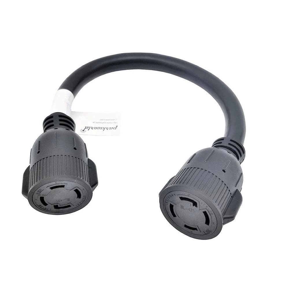 1.5 ft. 10/4 4-Wire 30 Amp 125/250-Volt NEMA L14-30R to L14-30R Felmale to Female Transfer Switch Inlet Adapter Cord by parkworld 3 1.5 ft. 10/4 4-Wire 30 Amp 125/250-Volt NEMA L14-30R to L14-30R Felmale to Female Transfer Switch Inlet Adapter Cord by parkworld