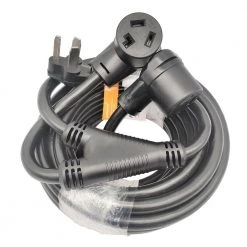 35 ft. 10/3 3-Wire Dryer 30 Amp 125-Volt/250-Volt 3-Prong NEMA 10-30P Plug to (2) 10-30R Receptacle Y Splitter Cord by parkworld