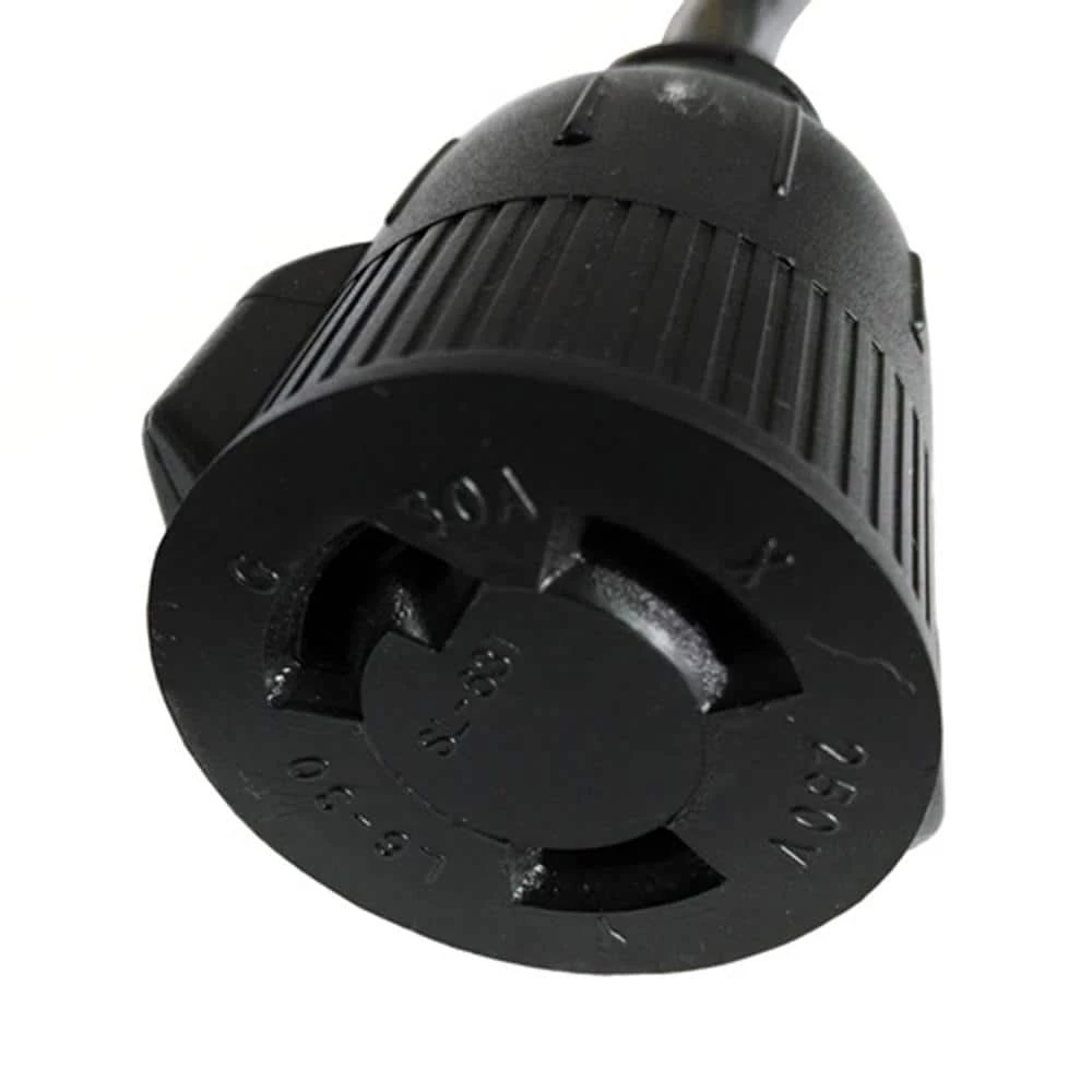 1 ft. 10/3 STW 3-Wire Household Regular 15 Amp 5-15P Plug to 30 AMP L6-30R Receptacle Adapter Cord by parkworld 6 1 ft. 10/3 STW 3-Wire Household Regular 15 Amp 5-15P Plug to 30 AMP L6-30R Receptacle Adapter Cord by parkworld - Image 4