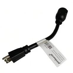 1 ft. 10/3 STW 3-Wire Household Regular 15 Amp 5-15P Plug to 30 AMP L6-30R Receptacle Adapter Cord by parkworld