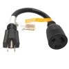 1 ft. 10/3 3-Wire 10 Amp 125-Volt 3-Prong NEMA 5-15P Plug to 20 Amp Locking L6-20R Adapter Cord (5-15P to L6-20R) by parkworld 2 1 ft. 10/3 3-Wire 10 Amp 125-Volt 3-Prong NEMA 5-15P Plug to 20 Amp Locking L6-20R Adapter Cord (5-15P to L6-20R) by parkworld -Cheap parkworld Store parkworld appliance extension cords 691807 64 1000