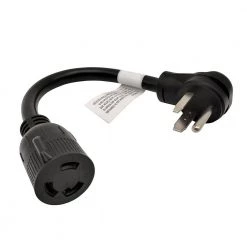 1 ft. 10/3 STW 3-Wire Welder 50 AMP 6-50P Plug to L6-30R 30 AMP Twist Locking Receptacle Adapter Cord by parkworld 9 1 ft. 10/3 STW 3-Wire Welder 50 AMP 6-50P Plug to L6-30R 30 AMP Twist Locking Receptacle Adapter Cord by parkworld -Cheap parkworld Store parkworld appliance extension cords 691821 1f 1000