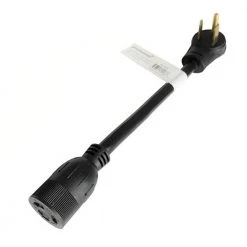 1 ft. 10/3 STW 3-Wire Welder 50 AMP 6-50P Plug to L6-20R 20 AMP Receptacle Adapter Cord by parkworld