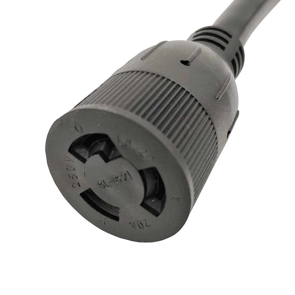 8 ft. 10/3 3-Wire 50 Amp 250-Volt 3-Prong NEMA 6-50P Plug to 20 Amp Locking L6-20R Female Welder Adapter Cord by parkworld 6 8 ft. 10/3 3-Wire 50 Amp 250-Volt 3-Prong NEMA 6-50P Plug to 20 Amp Locking L6-20R Female Welder Adapter Cord by parkworld - Image 4