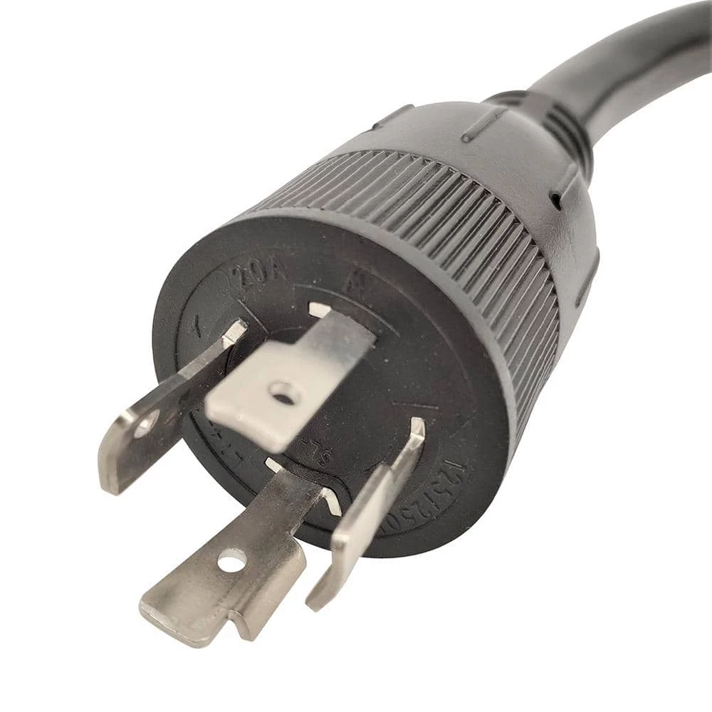 1 ft. 10/3 3-Wire 20 Amp Generator 4-Prong Locking Plug NEMA L14-20P to 50 Amp 250-Volt 6-50R Werlder Adapter Cord by parkworld 4 1 ft. 10/3 3-Wire 20 Amp Generator 4-Prong Locking Plug NEMA L14-20P to 50 Amp 250-Volt 6-50R Werlder Adapter Cord by parkworld - Image 2