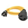 6 ft. 12/3 3-Wire 20 Amp 125-Volt NEMA 6-15P to L6-30R Power Adapter Cord by parkworld 2 6 ft. 12/3 3-Wire 20 Amp 125-Volt NEMA 6-15P to L6-30R Power Adapter Cord by parkworld -Cheap parkworld Store parkworld appliance extension cords 692149 64 1000