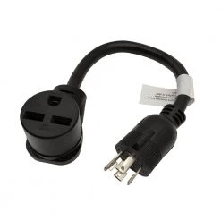 1.5 ft. 10/3 3-Wire Generator 30 Amp 125/250-Volt 4-Prong Locking Plug L14-30P to 3-Prong Locking 6-30R Adapter Cord by parkworld 9 1.5 ft. 10/3 3-Wire Generator 30 Amp 125/250-Volt 4-Prong Locking Plug L14-30P to 3-Prong Locking 6-30R Adapter Cord by parkworld -Cheap parkworld Store parkworld appliance extension cords 885088 1f 1000