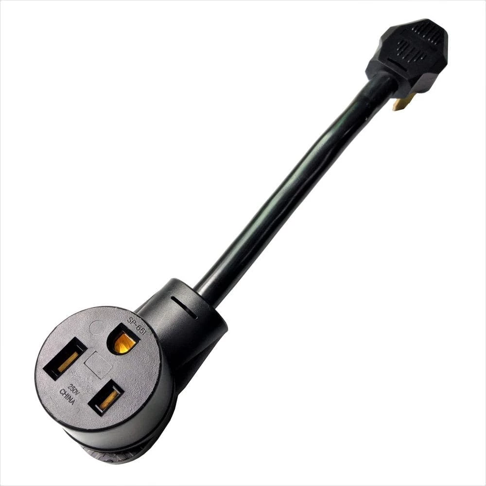 1 ft. 10/3 STW3-Wire Dryer 3-prong 10-30P Plug to Welder 6-50R Receptacle Adapter Cord by parkworld 6 1 ft. 10/3 STW3-Wire Dryer 3-prong 10-30P Plug to Welder 6-50R Receptacle Adapter Cord by parkworld - Image 4