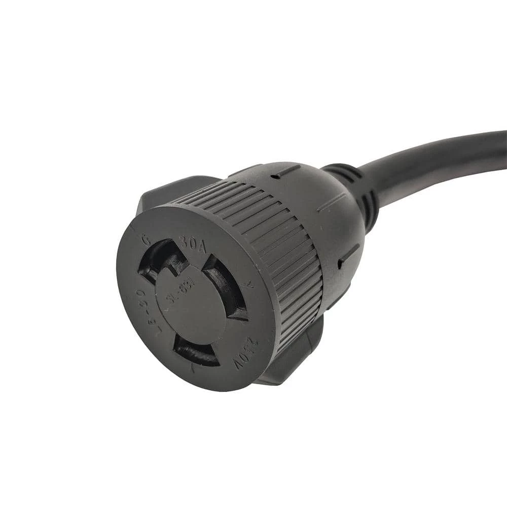 1.5 ft. 10/3 STW 3-Wire Dryer 3-Prong 10-30P Plug to L6-30R Receptacle Adapter Cord by parkworld 5 1.5 ft. 10/3 STW 3-Wire Dryer 3-Prong 10-30P Plug to L6-30R Receptacle Adapter Cord by parkworld - Image 3