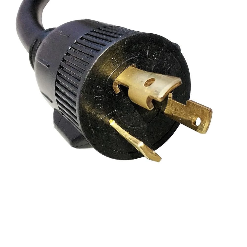 10 ft. 10/3 3-Wire EV Charging Adapter 30 Amp 250-Volt Locking L6-30P to 50 Amp Electric Vehicle 14-50R EV Adapter Cord by parkworld 4 10 ft. 10/3 3-Wire EV Charging Adapter 30 Amp 250-Volt Locking L6-30P to 50 Amp Electric Vehicle 14-50R EV Adapter Cord by parkworld - Image 2