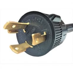 1.5 ft. 10/3 3-Wire 30 Amp 250-Volt 3-Prong Locking NEMA L6-30P to 10-30R Dryer Adapter Cord by parkworld -Cheap parkworld Store parkworld appliance extension cords 885859 4f 1000