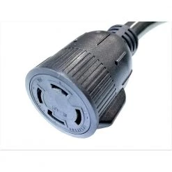 3 ft. 10/4 4-Wire Electrical Power Converter 110-Volt to 250-Volt 2x NEMA 5-15P Plug to 4-Prong L14-30R Y Adapter Cord by parkworld -Cheap parkworld Store parkworld appliance extension cords 886115 4f 1000