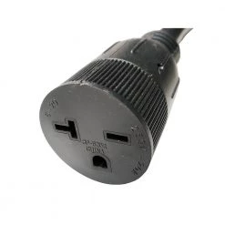 3 ft. 10/3 3-Wire 50 Amp RV/Generator 4-Prong Plug NEMA 14-50P to 20 Amp 3-Prong 6-20R(T-Blade 6-15R) Adapter Cord by parkworld -Cheap parkworld Store parkworld appliance extension cords 886207 1f 1000