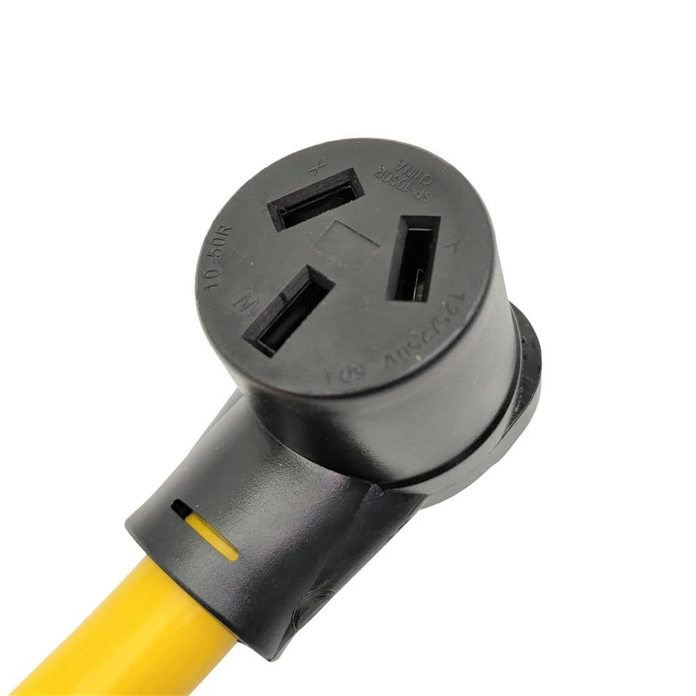 1.5 ft. 6/3 3-Wire Welder 50 Amp 250-Volt 3-Prong NEMA 6-50P Plug to 50 Amp Range 10-50R Adapter Cord (6-50P to 10-50R) by parkworld 5 1.5 ft. 6/3 3-Wire Welder 50 Amp 250-Volt 3-Prong NEMA 6-50P Plug to 50 Amp Range 10-50R Adapter Cord (6-50P to 10-50R) by parkworld - Image 3