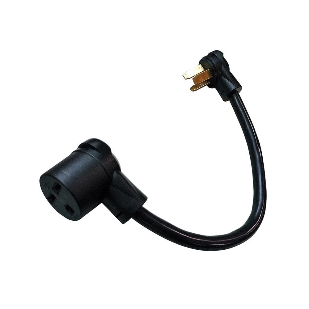 1.5 ft. 10/3 3-Wire 50 Amp 250-Volt 3-Prong NEMA 10-50P Plug to 30 Amp 6-30R Receptacle Adapter Cord (10-50P to 6-30R) by parkworld 4 1.5 ft. 10/3 3-Wire 50 Amp 250-Volt 3-Prong NEMA 10-50P Plug to 30 Amp 6-30R Receptacle Adapter Cord (10-50P to 6-30R) by parkworld - Image 2