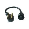 1.5 ft. 10/3 3-Wire 30 Amp Dryer 4-Prong Plug NEMA 14-30P to 30 Amp 250-Volt Locking L6-30R Receptacle Adapter Cord by parkworld 1 1.5 ft. 10/3 3-Wire 30 Amp Dryer 4-Prong Plug NEMA 14-30P to 30 Amp 250-Volt Locking L6-30R Receptacle Adapter Cord by parkworld -Cheap parkworld Store parkworld appliance extension cords 886368 64 1000
