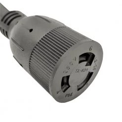 1.5 ft. 10/3 3-Wire 20 Amp 250-Volt NEMA 14-30P to L6-20R Dryer Adapter Cord by parkworld -Cheap parkworld Store parkworld appliance extension cords 886382 4f 1000