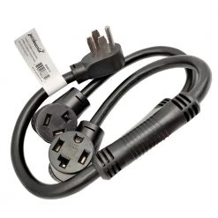 3 ft. 10/4 4-Wire 30 Amp 125/250-Volt Dryer Y Adapter Cord NEMA 14-30P Plug to 14-30R and 10-30R Receptacle by parkworld 7 3 ft. 10/4 4-Wire 30 Amp 125/250-Volt Dryer Y Adapter Cord NEMA 14-30P Plug to 14-30R and 10-30R Receptacle by parkworld -Cheap parkworld Store parkworld appliance extension cords 886610 c3 1000