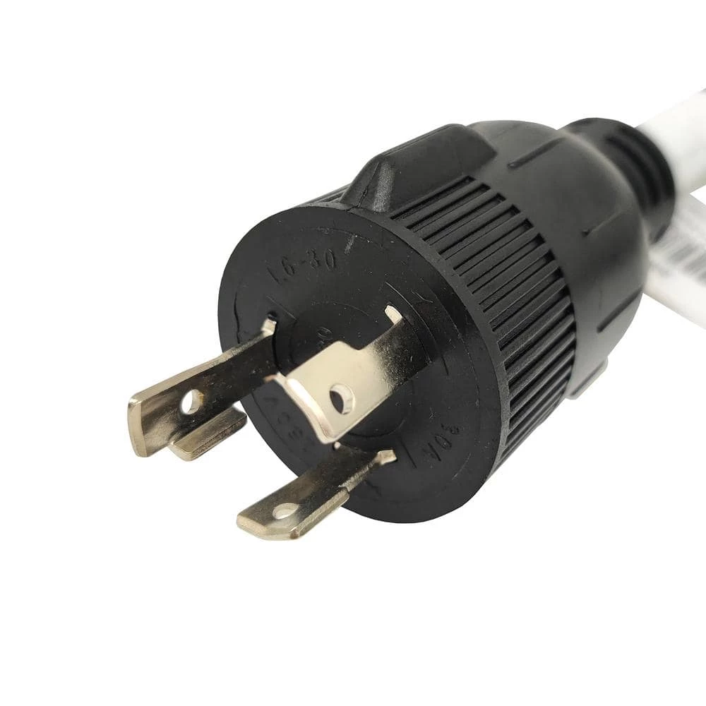 1.5 ft. 10/3 STW 3-Wire NEMA L6-30P Plug to Welder 6-50R Receptacle Adapter Cord by parkworld 5 1.5 ft. 10/3 STW 3-Wire NEMA L6-30P Plug to Welder 6-50R Receptacle Adapter Cord by parkworld - Image 3