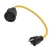 2 ft. 12/3 3-Wire 15 Amp 125-Volt NEMA 5-15P to L5-30R Adapter Cord by parkworld 2 2 ft. 12/3 3-Wire 15 Amp 125-Volt NEMA 5-15P to L5-30R Adapter Cord by parkworld -Cheap parkworld Store parkworld appliance extension cords 886689 64 1000
