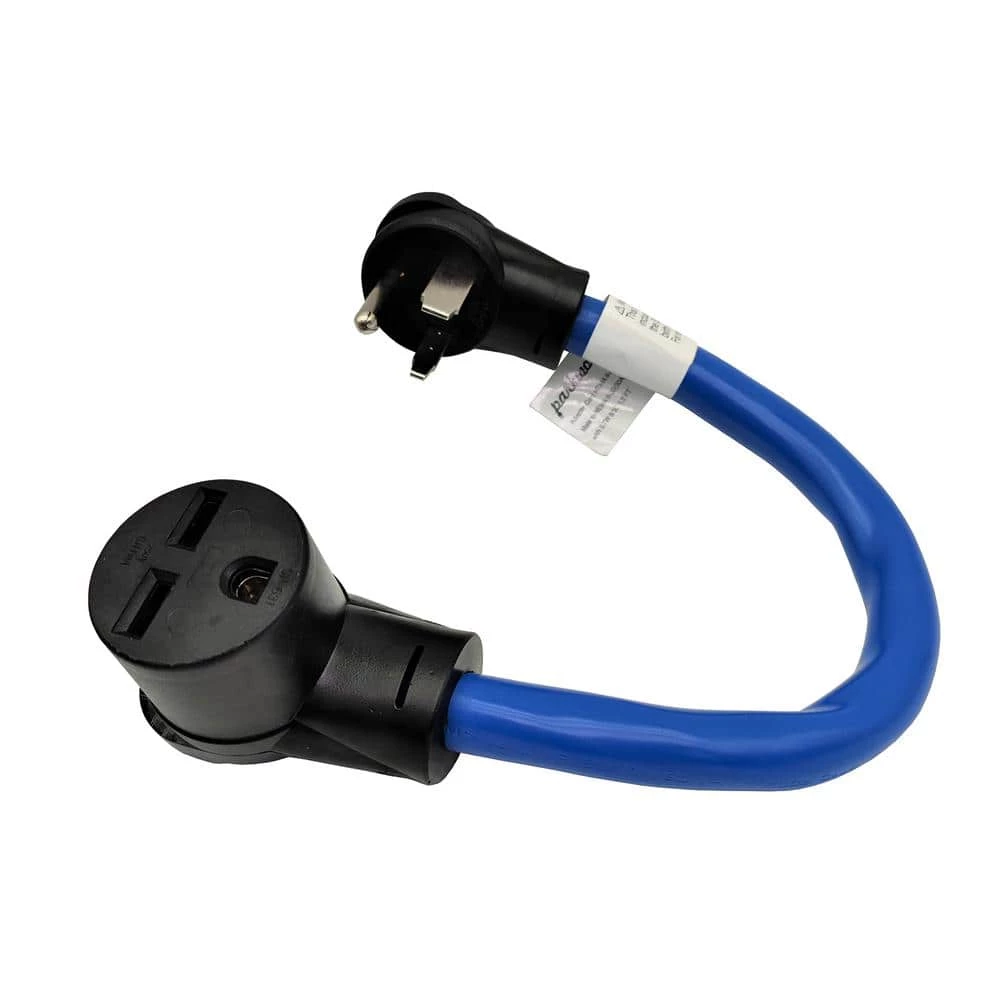 1.5 ft. 8/3 3-Wire 50 Amp 250-Volt Welder 3-Prong Plug NEMA 6-50P to 30 Amp 250-Volt 6-30R Receptacle Adapter Cord by parkworld 4 1.5 ft. 8/3 3-Wire 50 Amp 250-Volt Welder 3-Prong Plug NEMA 6-50P to 30 Amp 250-Volt 6-30R Receptacle Adapter Cord by parkworld - Image 2