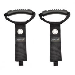 12 in. Extension Cord Storage Strap Cable Organizer Heavy-Duty Hook and Loop Straps with Grommet and Handle (2-Pack) by parkworld