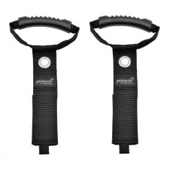 16 in. Extension Cord Storage Strap Cable Organizer Heavy-Duty Hook and Loop Straps with Grommet and Handle (2-Pack) by parkworld