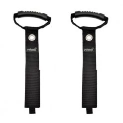 24 in. Extension Cord Storage Strap Cable Organizer Heavy-Duty Hook and Loop Straps with Grommet and Handle (2-Pack) by parkworld