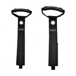 28 in. Extension Cord Storage Strap Cable Organizer Heavy-Duty Hook and Loop Straps with Grommet and Handle (2-Pack) by parkworld