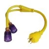 3 ft. 10/4 4-Wire Generator Y Adapter Cord 30 Amp 125-Volt NEMA L14-30P Plug to 2x 5-20/15R Receptacle Y Splitter by parkworld 1 3 ft. 10/4 4-Wire Generator Y Adapter Cord 30 Amp 125-Volt NEMA L14-30P Plug to 2x 5-20/15R Receptacle Y Splitter by parkworld -Cheap parkworld Store parkworld generator cords 692323 64 1000