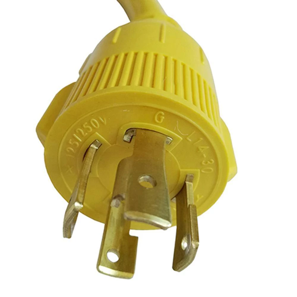3 ft. 10/4 4-Wire Generator Y Adapter Cord 30 Amp 125-Volt NEMA L14-30P Plug to 2x 5-20/15R Receptacle Y Splitter by parkworld 4 3 ft. 10/4 4-Wire Generator Y Adapter Cord 30 Amp 125-Volt NEMA L14-30P Plug to 2x 5-20/15R Receptacle Y Splitter by parkworld - Image 2