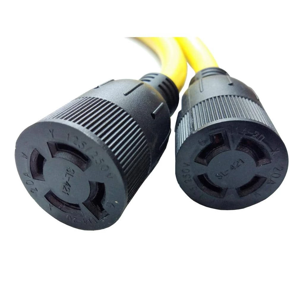3 ft. 125/250-Volt 20 Amp Generator 4-Prong L14-20 Splitter Cord NEMA L14-20P to (2) L14-20R Receptacle Y Adapter Cord by parkworld 6 3 ft. 125/250-Volt 20 Amp Generator 4-Prong L14-20 Splitter Cord NEMA L14-20P to (2) L14-20R Receptacle Y Adapter Cord by parkworld - Image 4