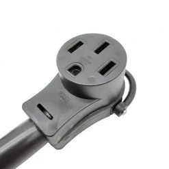 1.5 ft. 6/4 STW 4-Wire 50 Amp 125-Volt/250-Volt SS2-50P/CS6365 Locking Plug to 14-50R RV/EV/Generator Adapter by parkworld -Cheap parkworld Store parkworld generator cords 886399 4f 1000