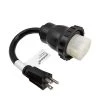 1.5 ft. 10/3 3-Wire 15 Amp 125-Volt NEMA 5-15P Plug to 50 Amp Twist Lock SS1-50R Power Adapter Cord(5-15P to SS1-50R) by parkworld 2 1.5 ft. 10/3 3-Wire 15 Amp 125-Volt NEMA 5-15P Plug to 50 Amp Twist Lock SS1-50R Power Adapter Cord(5-15P to SS1-50R) by parkworld -Cheap parkworld Store parkworld rv marine cords 68369 64 1000
