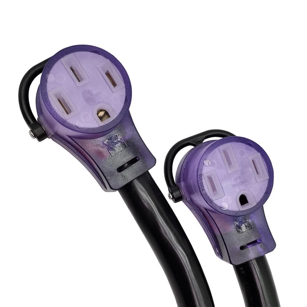 3 ft. STW 6/3+8/1 4-Wire RV 50 Amp Y Adapter Cord NEMA 14-50P Plug to two 14-50R Female Receptacle by parkworld 6 3 ft. STW 6/3+8/1 4-Wire RV 50 Amp Y Adapter Cord NEMA 14-50P Plug to two 14-50R Female Receptacle by parkworld - Image 4