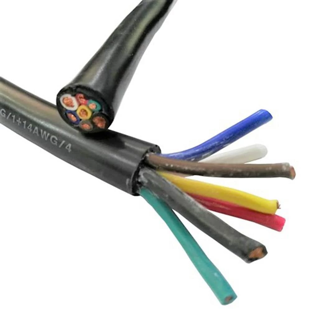 5 ft. RV 7 Way Plug Inline Trailer Replacement Cord by parkworld 4 5 ft. RV 7 Way Plug Inline Trailer Replacement Cord by parkworld - Image 2