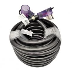 50 ft. STW 6/3+8/1 4-Wire Heavy-Duty RV/EV/Generator 50 Amp 125-Volt/250-Volt 14-50 Extension Cord NEMA 14-50P to 14-50R by parkworld