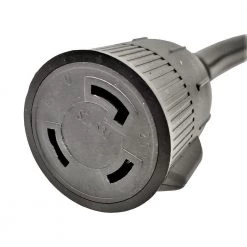 1 ft. 10/3 STW 3-Wire RV 30 Amp TT-30P Plug to L5-30R Generator Adapter Cord by parkworld -Cheap parkworld Store parkworld rv marine cords 885453 4f 1000
