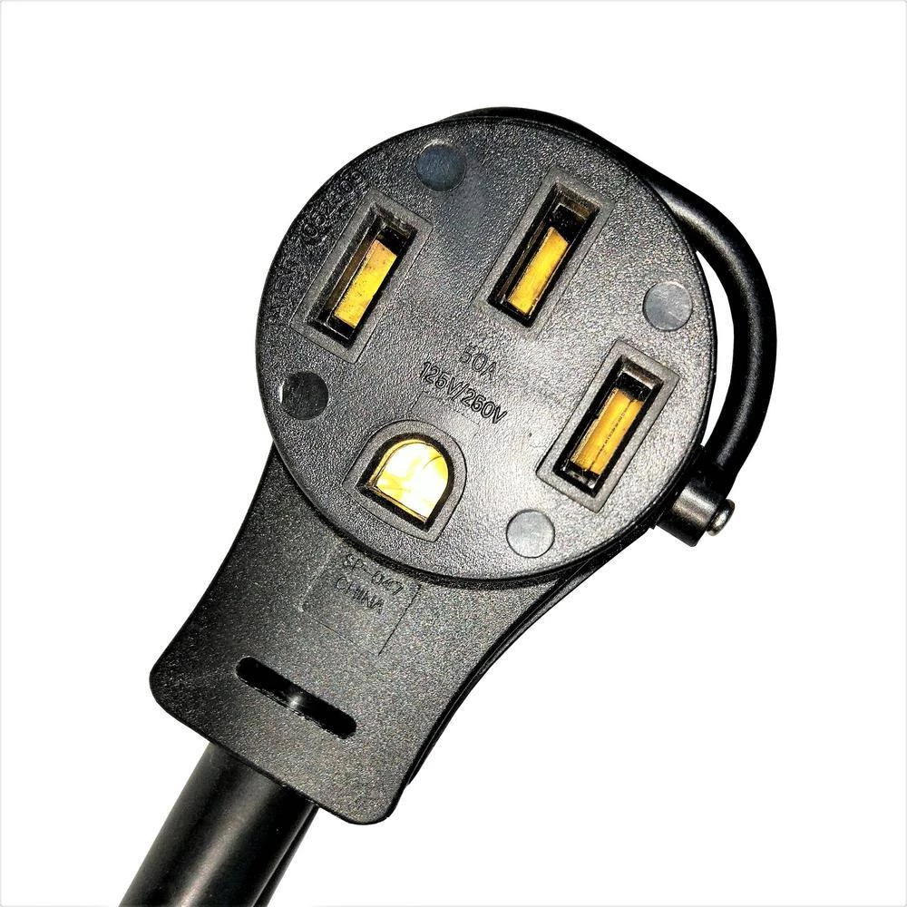 1.5 ft. 10/3 3-Wire RV V-Adapter Cord NEMA 5-15P Plug and TT-30P Plug to 14-50R Receptacle V Splitter Cord by parkworld 6 1.5 ft. 10/3 3-Wire RV V-Adapter Cord NEMA 5-15P Plug and TT-30P Plug to 14-50R Receptacle V Splitter Cord by parkworld - Image 4