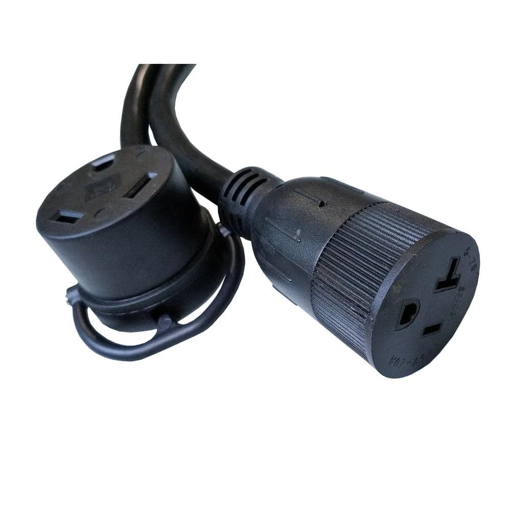 3 ft. 10/4 4-Wire RV Y-Adapter Cord NEMA L14-30P Plug to TT-30R & 5-20R Receptacle Y Splitter Cord by parkworld 5 3 ft. 10/4 4-Wire RV Y-Adapter Cord NEMA L14-30P Plug to TT-30R & 5-20R Receptacle Y Splitter Cord by parkworld - Image 3