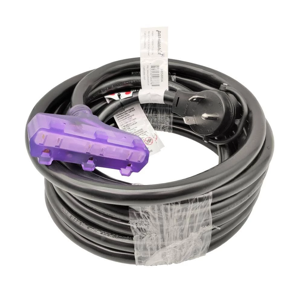 25 ft. 10/3 RV 30 Amp 125-Volt 3-Prong TT-30P Plug to 3x 5-15R Tri-Outlets Adapter Cord (NEMA TT-30P to (3)5-15R) by parkworld 3 25 ft. 10/3 RV 30 Amp 125-Volt 3-Prong TT-30P Plug to 3x 5-15R Tri-Outlets Adapter Cord (NEMA TT-30P to (3)5-15R) by parkworld