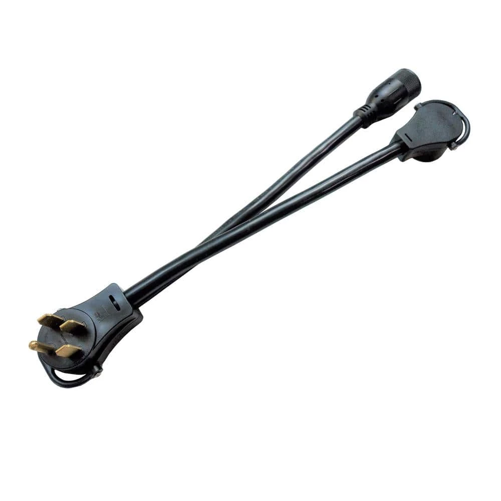 1.5 ft. 10/3 3-Wire RV 50 Amp 4-Prong V Adapter Cord NEMA 14-50P Plug to TT-30R & 5-20/15R Receptacle V Splitter Cord by parkworld 4 1.5 ft. 10/3 3-Wire RV 50 Amp 4-Prong V Adapter Cord NEMA 14-50P Plug to TT-30R & 5-20/15R Receptacle V Splitter Cord by parkworld - Image 2