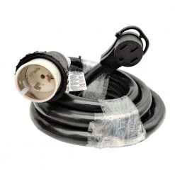 15 ft. 6/3+8/1 4-Wire RV/Marine Shore Power/EV Charging Adapter Cord 50 Amp 125-Volt/250-Volt SS2-50P(C6365) to 14-50R by parkworld