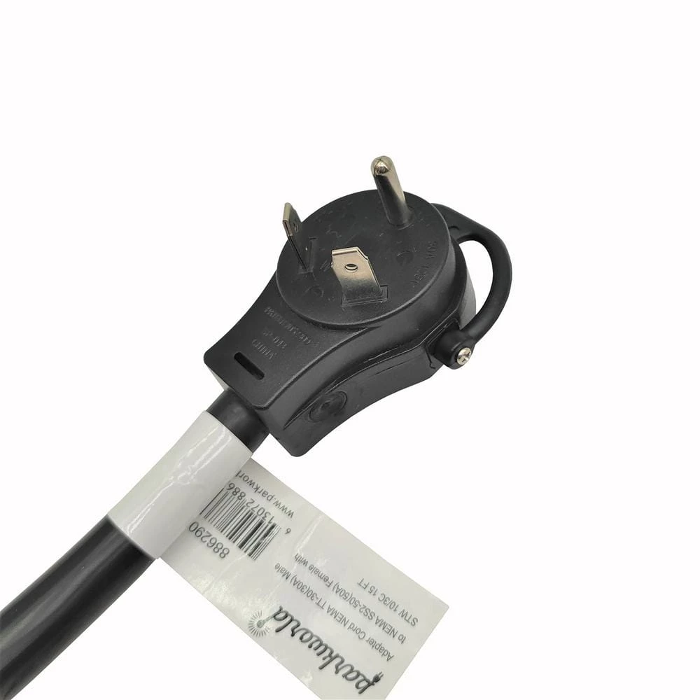 36 ft. 10/3 RV 30 Amp to Marine 50 Amp NEMA TT-30P to SS2-50R Adapter Extension Cord by parkworld 4 36 ft. 10/3 RV 30 Amp to Marine 50 Amp NEMA TT-30P to SS2-50R Adapter Extension Cord by parkworld - Image 2