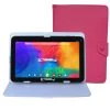 10.1 in. 1280 x 800 IPS 2GB RAM 32GB Storage Android 12 Tablet with Pink Leather Case by LINSAY -Cheap parkworld Store pink linsay tablets accessories f10ipbcpink 64 1000