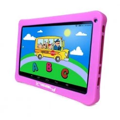 10.1 in. 2GB RAM 32GB Android 12 Quad Core Tablet with Pink Kids Defender Case by LINSAY -Cheap parkworld Store pink linsay tablets accessories f10xhdkidspink 4f 1000