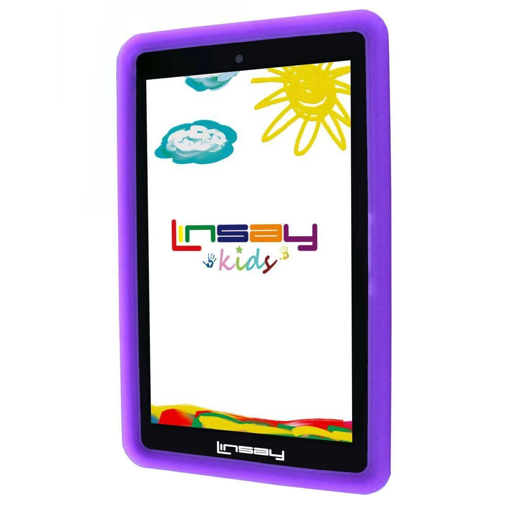 7 in. 2GB RAM 32GB Android 12 Quad Core Tablet with Purple Kids Defender Case by LINSAY 5 7 in. 2GB RAM 32GB Android 12 Quad Core Tablet with Purple Kids Defender Case by LINSAY - Image 3
