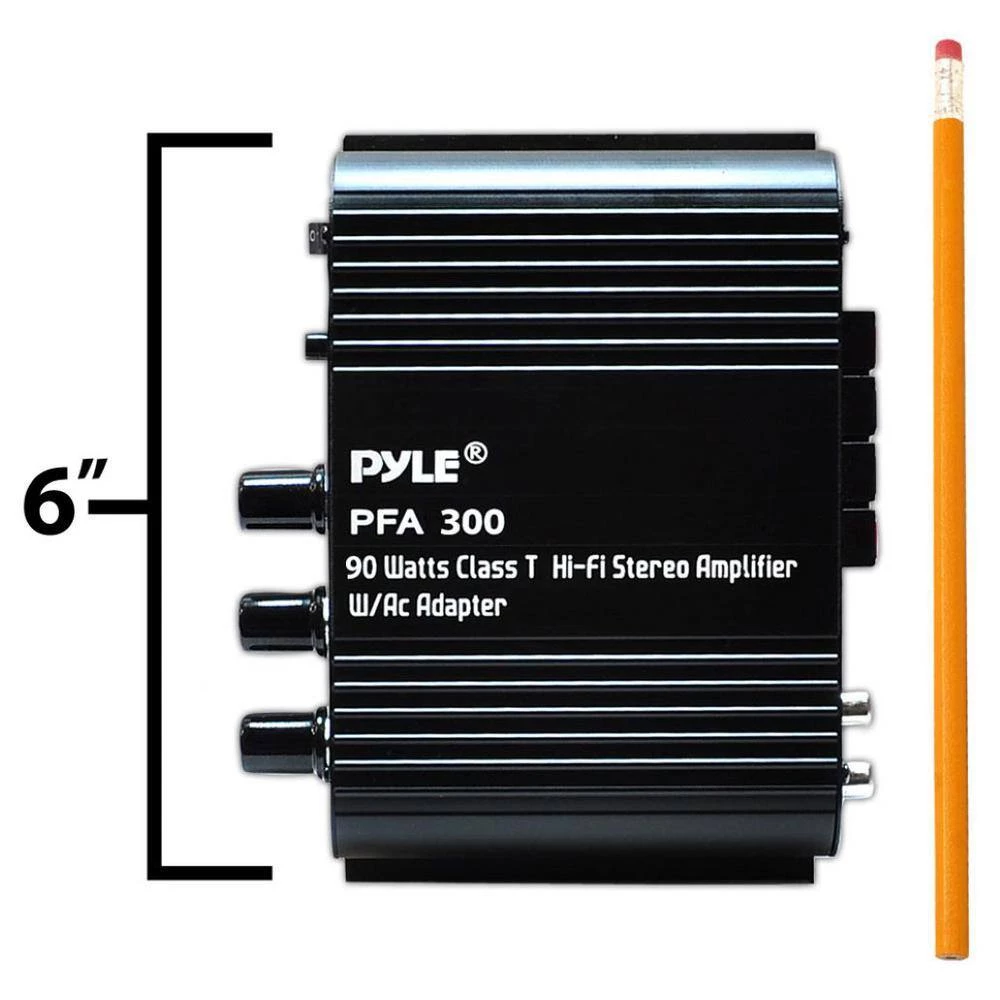 90-Watt 2 Channel Hi-Fi Home Audio Stereo Speakers Amplifier (3-Pack) by Pyle 5 90-Watt 2 Channel Hi-Fi Home Audio Stereo Speakers Amplifier (3-Pack) by Pyle - Image 4