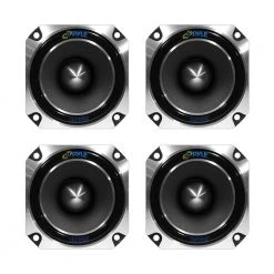 Pro 1 in. 300-Watt Heavy-Duty Titanium Super Car Tweeter (4-Pack) by Pyle