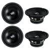 MidRange 6.5 in. 1200-Watt Car Mid Bass Mid Range Woofers Audio Speakers by Pyle
